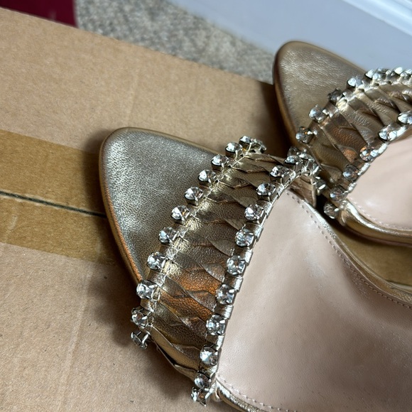 • Sam Edelman • Womens Evelynn Strappy Heel, Gold Leaf, Size 7.5 💛🤩 (In box!) - Picture 13 of 17